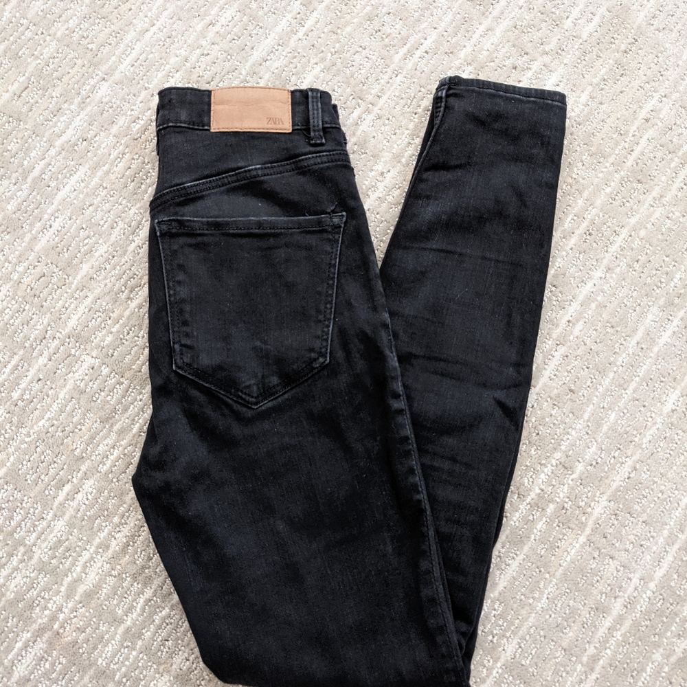 Zara black skinny jeans